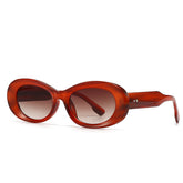 (6 PACK) Wholesale Sunglasses Vintage Trendy Women Antiblue Light 2024 - BulkSunglassesWholesale.com - Gradient Tea